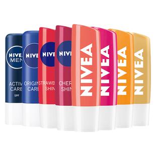 妮维雅润唇膏女士补水保湿滋润口红打底秋冬抗干燥防干裂护唇男士