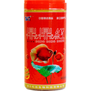 新达意鼎鼎红增色鱼食饲料血鹦鹉增艳热带鱼发财鱼招财鱼鱼粮