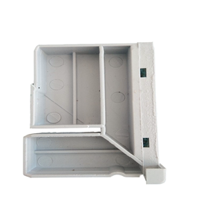 厨柜门晶钢门配件直角塑料内角码铝合金型材连接头隐形金刚门角码