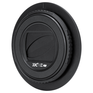 JJC 适用松下26mm F8镜头盖 半自动开启Panasonic S-R26GK定焦便携式L卡口镜头 饼干头配件