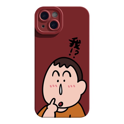 荣耀POWER2适用iPhone12苹果14创意红米K90MAX瞳眼13ProMax卡通软小米17手机壳16PLUS趣味华为NOVA15我吗阿呆