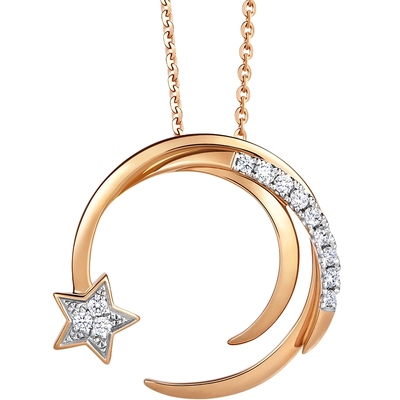 周生生promessa18k白红分色黄金