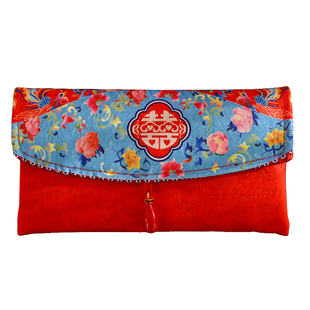 结婚庆红包婚礼中国风布艺万元红包袋结婚女方改口红包婚庆利是封