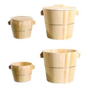 蒸有福蒸饭木桶杉木小号糯米饭无胶水家用厨房商用带盖甑子蒸笼大