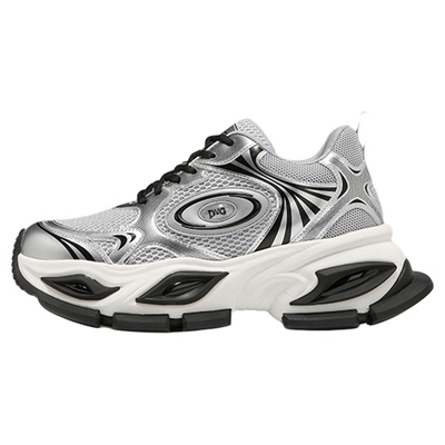 DVO银色运动风增高老爹鞋