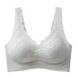 正品牌文胸固定杯运动背心式无痕内衣女小胸聚拢无钢圈收副乳薄款
