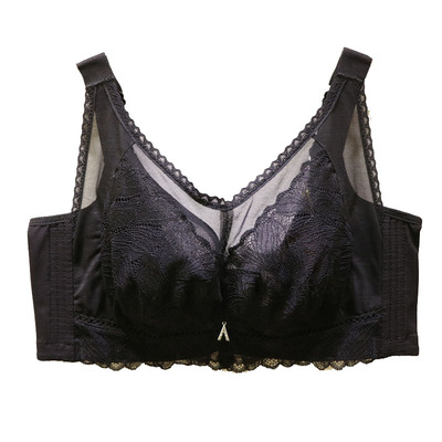 爱戴性感水晶杯大胸显小调整文胸