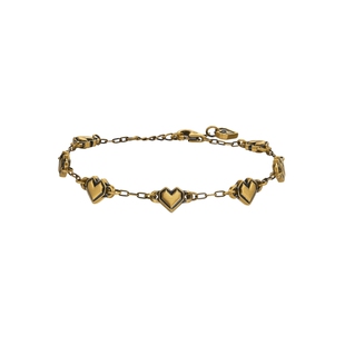MONOLOGUE独白链金主义复古黄金爱心logo手链MR2000情人节礼物