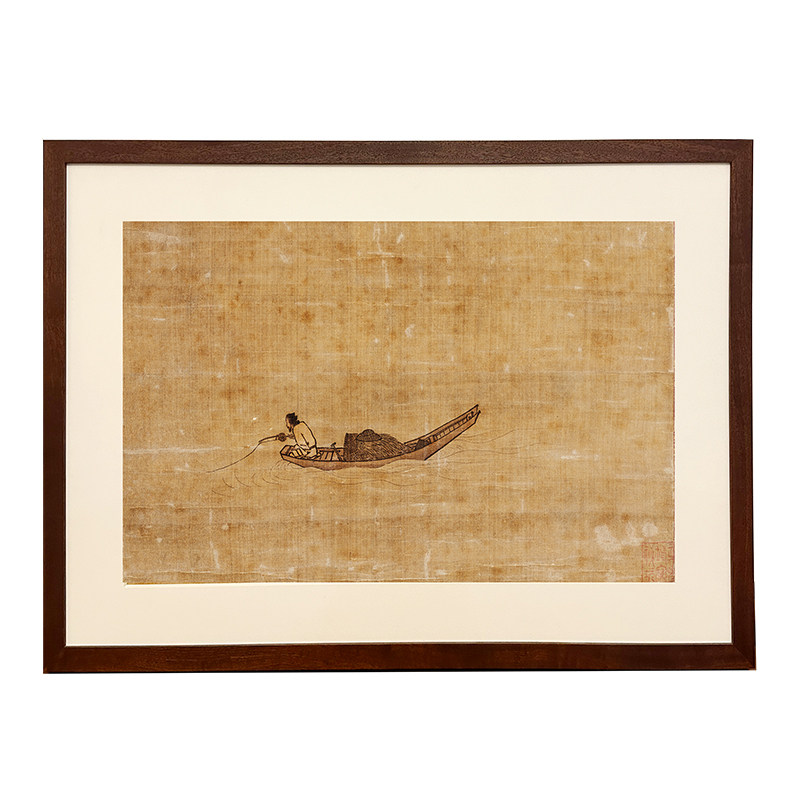 墨梅图王冕字画中式背景墙装饰画