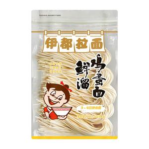 伊都500g鸡蛋面细盐半干面