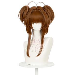 漫萝 魔卡少女樱cos假发 木之本樱 小樱 多色 百变小樱 仿真头皮
