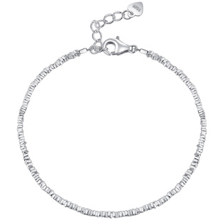 吴越老银铺S925银星汉手链碎银几两纯银时尚ins碎银子礼物送女友