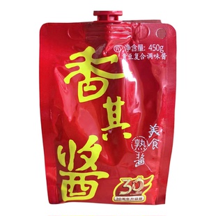 香其酱450g*3袋5袋1袋正宗东北大酱无添加防腐剂香辣酱即食下饭酱
