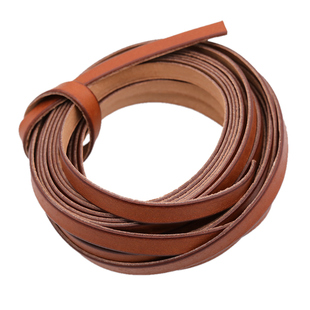 diy饰品皮绳 弧面咖啡色皮绳 编织手链项链箱包手工自制材料