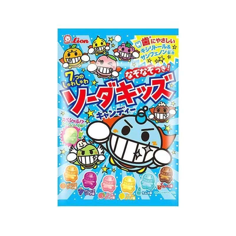 日本进口零食狮王水果糖护齿糖果