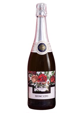 温度玫瑰起泡酒甜白葡萄酒