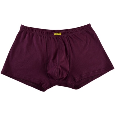 健将全棉平角中腰纯色内裤