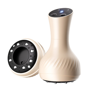 电动刮痧仪器家用疏通经络刷拔罐揉腹仪背部负压肩颈按摩全身神器