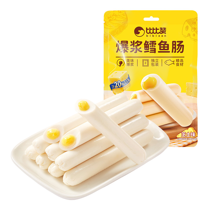 比比赞爆浆鳕鱼肠芝士味_15根