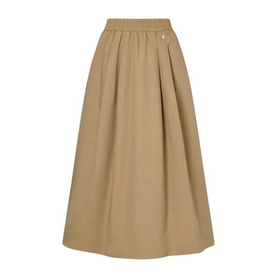 POLOWALK女式半裙2026春季裤新品女装松紧腰A字百褶显瘦半身裙子