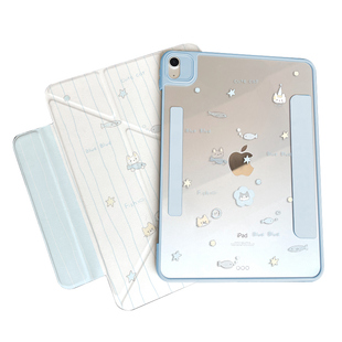 morock【插画师联名】2025新ipad保护壳适用ipadair7保护套pro苹果平板电脑air6保护壳11代外壳13寸pad硬壳
