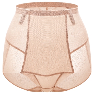 【轻塑】曼妮芬高腰收腰提臀低脚束裤防卷边女士内裤底裤全棉内裆