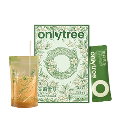 onlytree茉莉雪芽冲泡奶茶