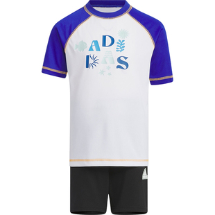 Adidas/阿迪达斯LB CD2 SET 小童运动圆领宽松短袖套装IT1778