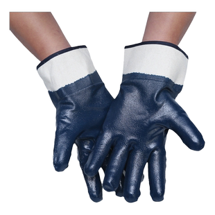 浸胶全挂耐油手套劳保工业防油手套耐磨防滑丁腈橡胶皮防水手套