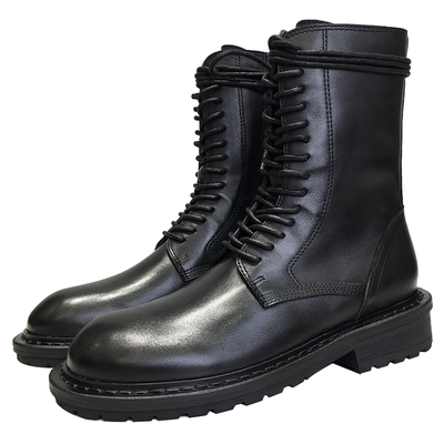 inkingpot圆头英伦孔马丁靴