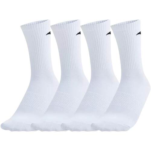 安踏运动袜子四双装男袜长袜中筒袜短袜篮球袜黑白纯色跑步袜