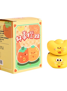 原创正版祝福语水果情侣摆件磁吸