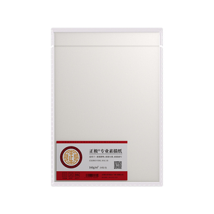 正极联考素描纸8k水粉纸160g克美术艺考学生专用炭铅笔绘画素描纸