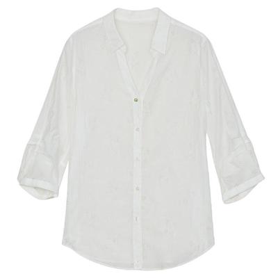 谜底宽松通勤衬衫七分袖