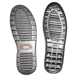 男士款橡胶休闲底单鞋棉鞋通用补鞋换底锥子可拉上线平底鞋大底