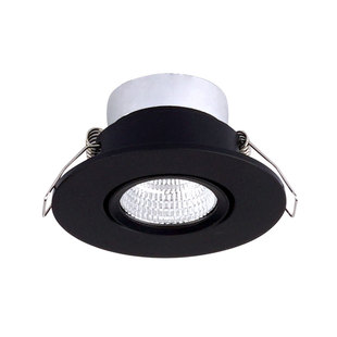 12V24V低压小射灯led嵌入式3W开孔5cm4.5公分50mm可调角度牛眼灯