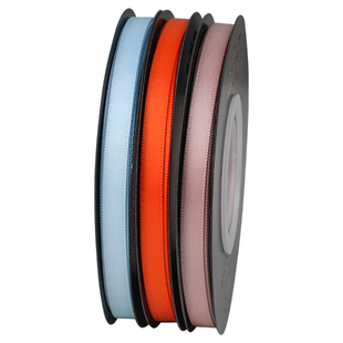 双面纯色6mm丝带装饰蛋糕缎带礼物包装彩带diy发夹发饰蝴蝶结绑带