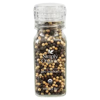 美国Simply Organic进口纯天然有机混合胡椒研磨瓶调味料增香西餐