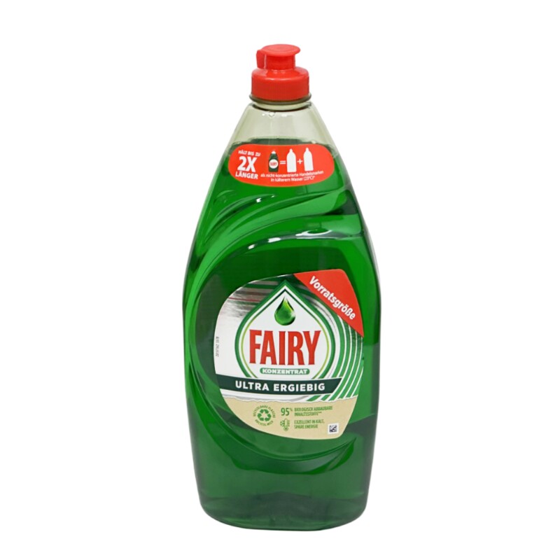 德国fairy浓缩洗洁精进口餐具果蔬洗涤剂家用餐具奶瓶食品级900ml