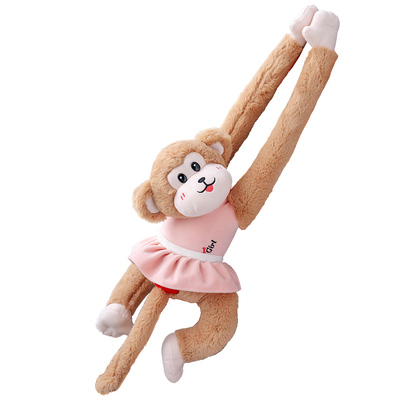 可爱长臂猴子公仔小猴子抱枕