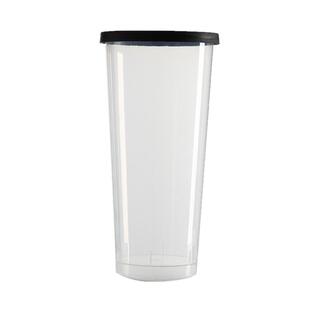 80口径奶茶杯一次性带盖高透加厚奶茶杯注塑杯500ml奶茶杯防漏