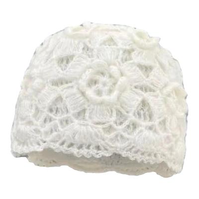 花苞帽女秋冬优雅针织帽出游