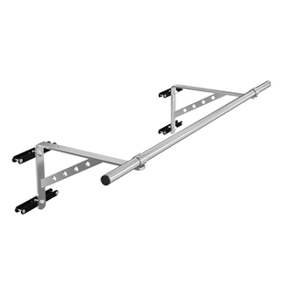 防盗窗晾衣架安全护栏晾衣杆不锈钢免打孔固定式晾衣杆侧装三角架