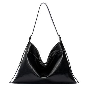 RoselessRose新款轻轻包牛皮托特包女大容量Hobo包单肩斜挎包通勤