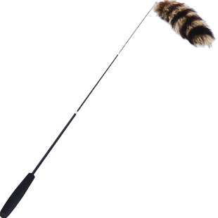 逗猫棒伸缩长杆钢丝羽毛1.8m超长钓鱼竿耐咬带铃铛猫玩具宠物用品