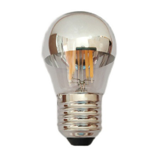 半电镀银色无影爱迪生灯丝LED镜面反射装饰氛围E14E27灯泡