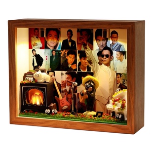 刘德华周边相框礼物生日创意收纳摆件桌面卧室礼品演唱会