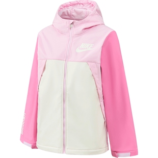 NIKE耐克大童运动训练休闲梭织连帽夹克外套NY2542002GS-003