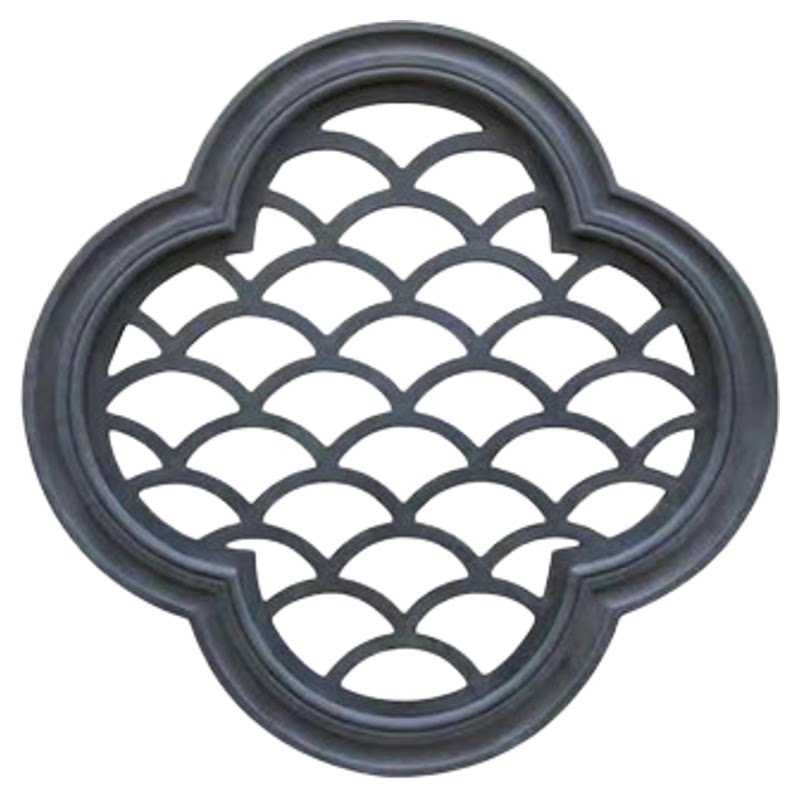 仿古水泥窗花镂空花窗砖雕长方形透窗圆形花格窗中式庭院围墙装饰