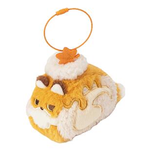 厘米星球卷卷动物园毛绒挂件可爱小熊猫狐狸玩偶公仔女生日礼物